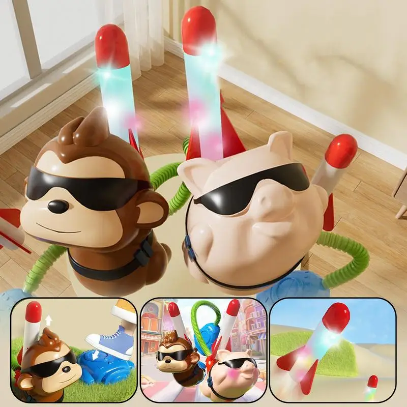 

Игрушечная ракета для детей, самолет, желудок, ракета, пенопластовый коврик для запуска, прыжок, активный отдых на свежем воздухе, высокая летающая спортивная игра для малышей