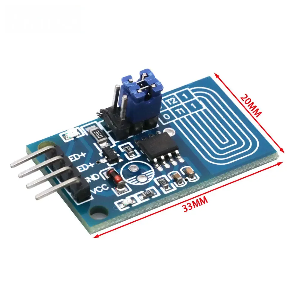 5PCS  Capacitive touch dimming switch module constant voltage LED stepless dimming PWM control board switch