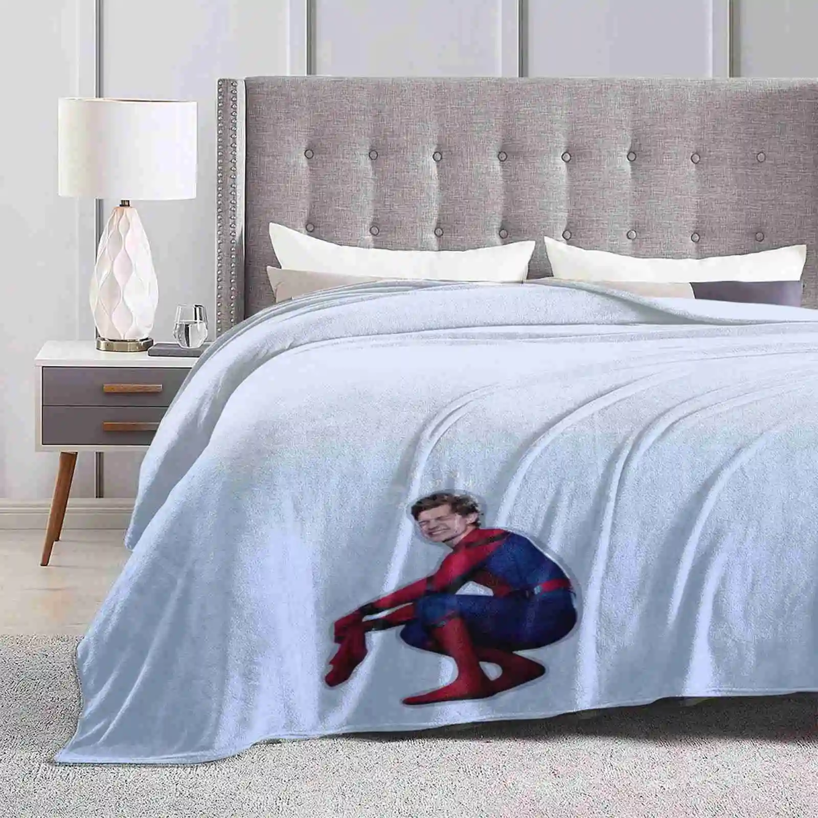 Tom / Peter W Hearts Super Warm Soft Blankets Throw On Sofa/Bed/Travel Homecoming Peter Parker Tom Holland image 2