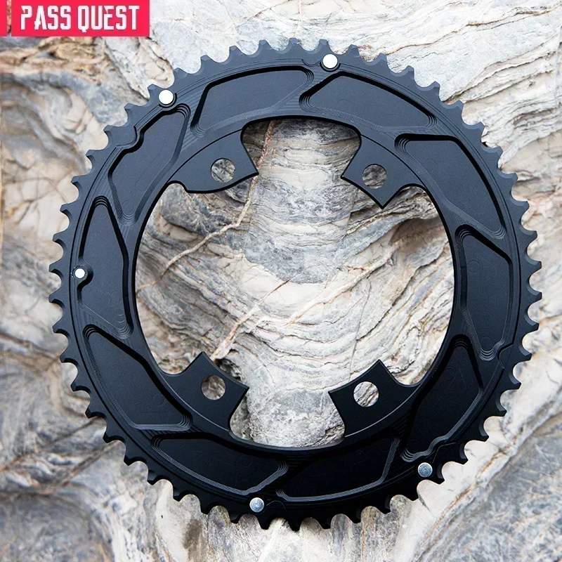 PASS QUEST 110 bcd chainring Narrow wide road bike 110bcd chainring with bolts for 105 shimano r7000 ultegra r8000 11 12 Speed