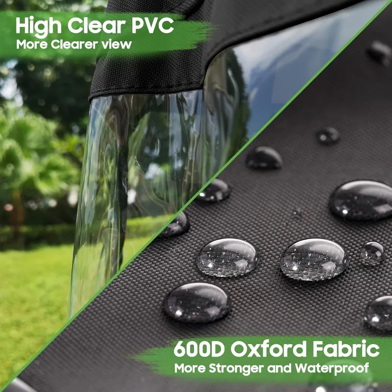 حاوية عربة الجولف 2 راكب لـ EZGO TXT، غطاء تخزين عربة الجولف المحمول المقاوم للماء #4