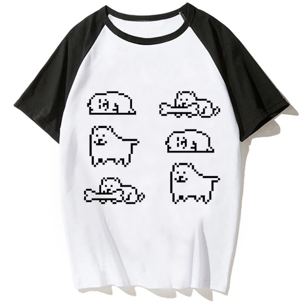 Undertale t-shirts women Japanese Y2K comic Tee girl designer Japanese graphic clothes