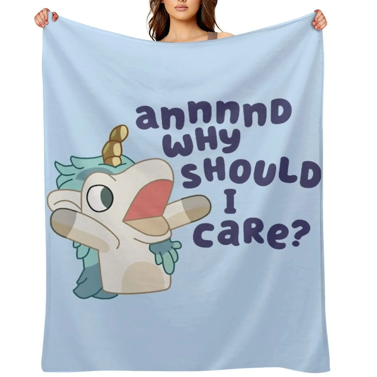 

Unicorse Throw Blanket Cute Plaid Sofa wednesday Kid'S Blankets