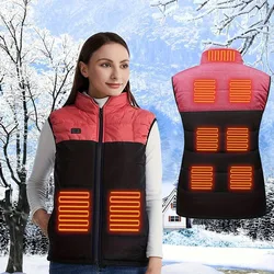 TODWARM Heating Vest Dual control 21Areas Heating Men Women Winter USB Electric Thermal Clothing Waistcoat For Sports Hiking