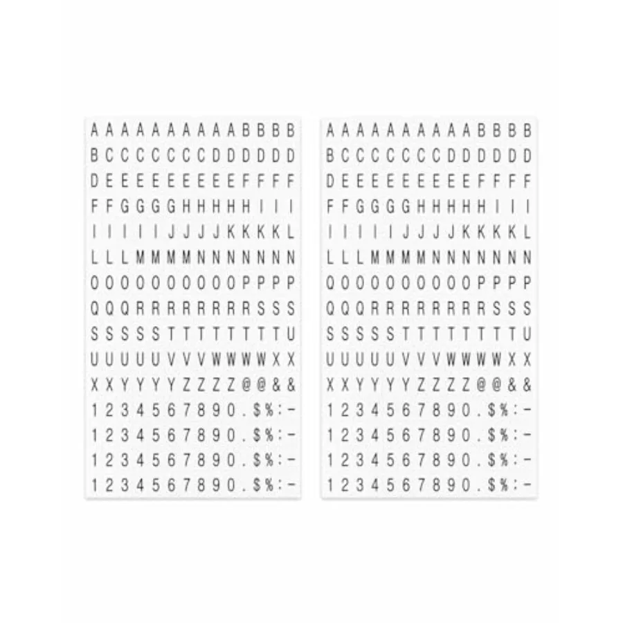 Magnetic Letter Board - Magnetic Letter Sheet 450-Piece - Refill