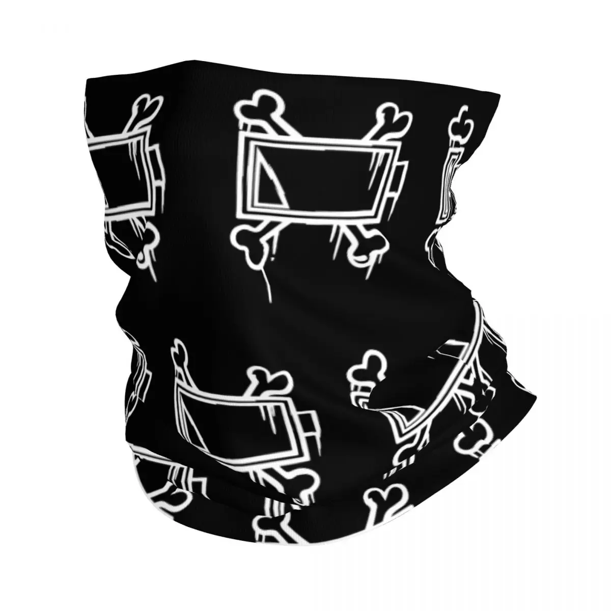 Uzi Doorman Bone Batttery Bandana Neck Cover Printed Murder Drones Balaclavas Wrap Scarf Warm Cycling Running Men Women Adult