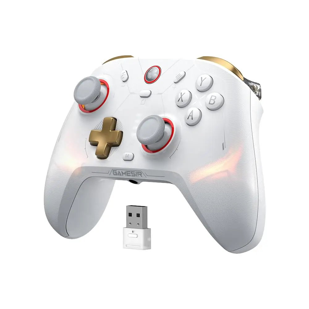 

Беспроводной контроллер для Switch, PC, Steam, Android, iOS с джойстиками Mag-Res, Hall-триггерами и RGB-подсветкой