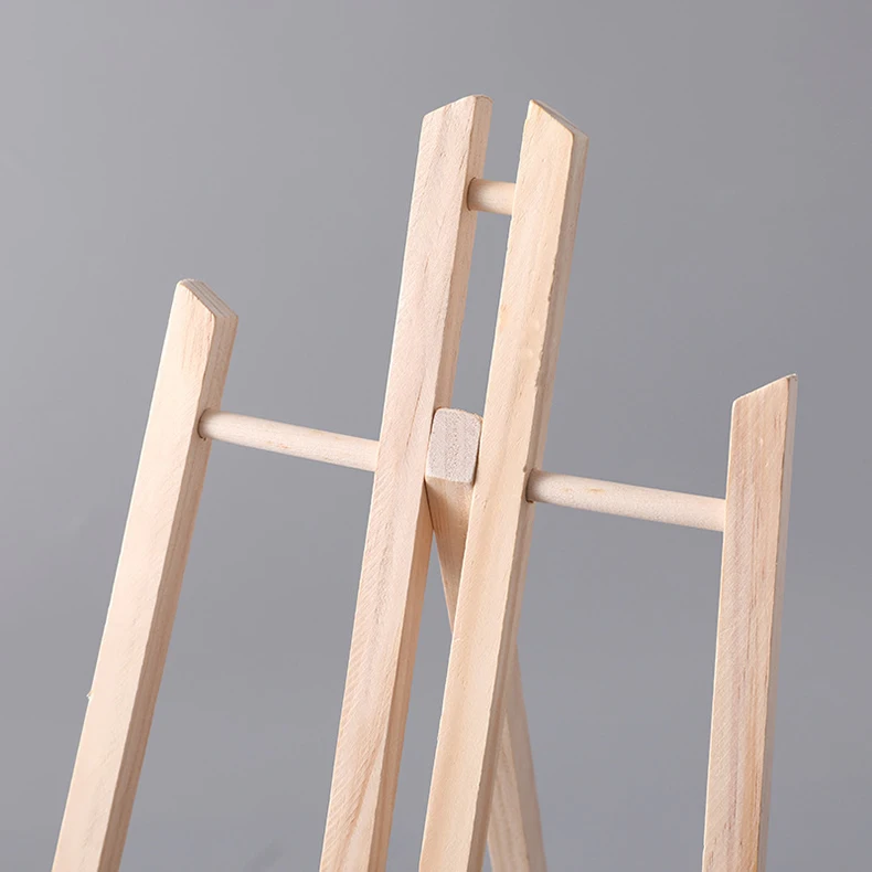 5 Stück Mini-Holzständer für Handyhalter, klappbare Tischhalterung, Dreieckshalterung, Zeichenbrett, Kunstbedarf – Detail 12
