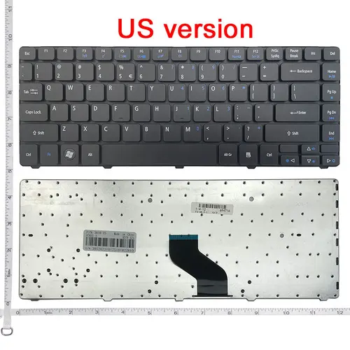Imagen 2 del producto Teclado para ordenador portátil US/RU/SP/UK/BR para ACER Aspire 3810 4745G D640G 3750G 4250 4352G 3820G 4560 4736Z 4535G 4741G 4551 4540 4535
