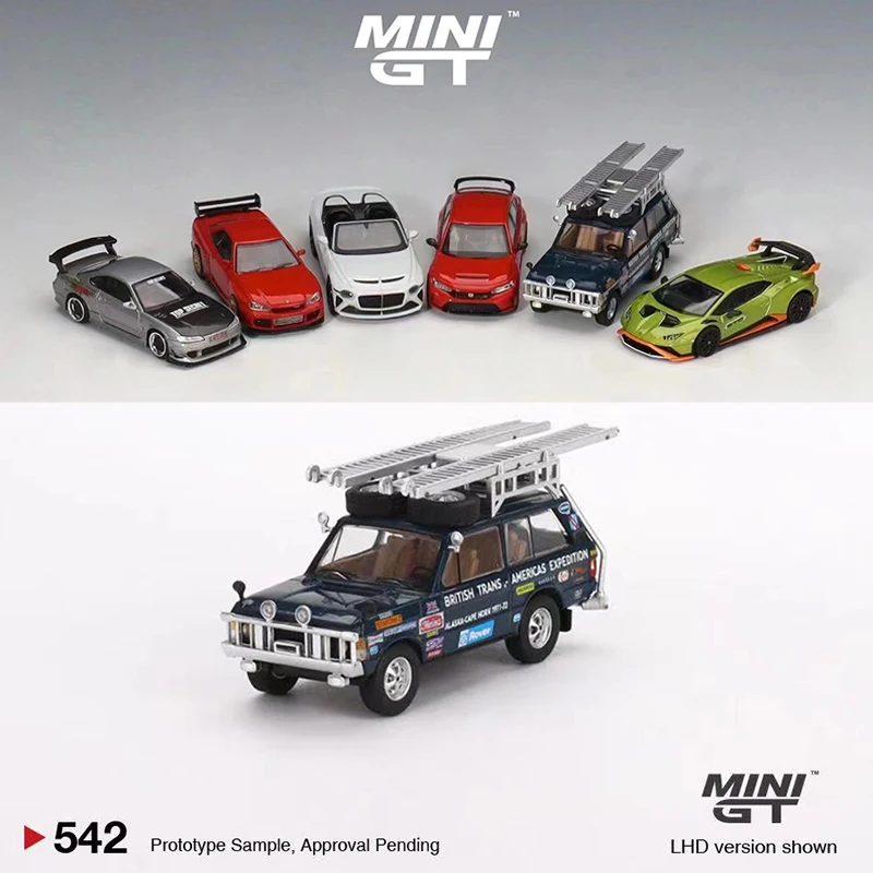 

MINIGT 1:64 Model Car Range R 1971 British Trans-Americas Expedition Alloy Die-cast Off-Road Vehicle# 542 LHD