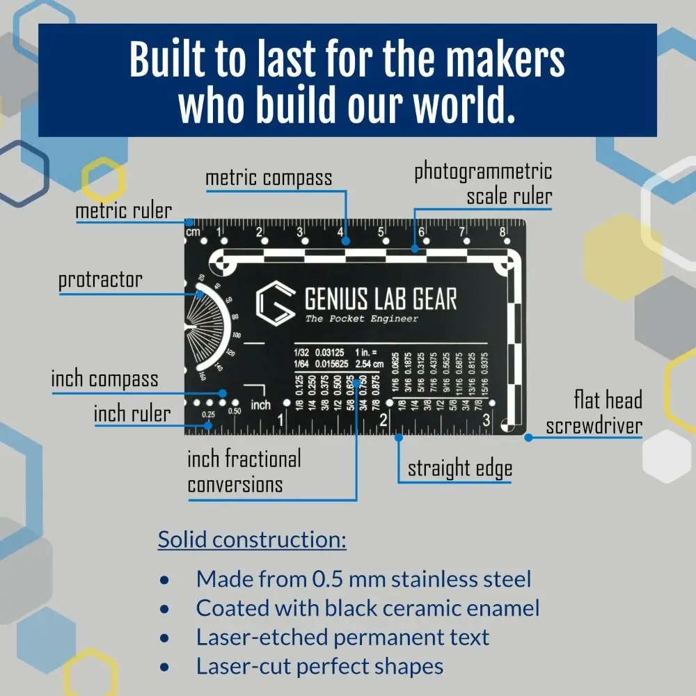 جديد سبيكة مهندس الجيب مقياس حاكم المحمولة مهندس الجيب الصغير الحكام الهندسة طالب أداة الميكانيكي مساطر الجيب #6