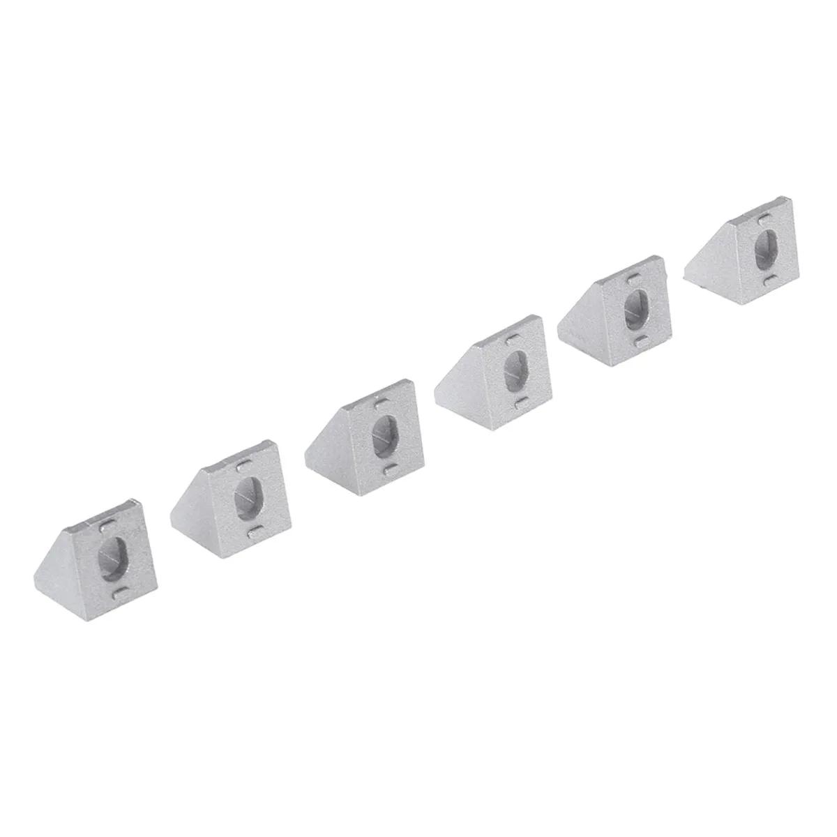 

25pcs Aluminum Alloy Corner Brackets 20mm Rigid Angle Connectors for 3D Printers CNC Routers Robotics Projects for Aluminum