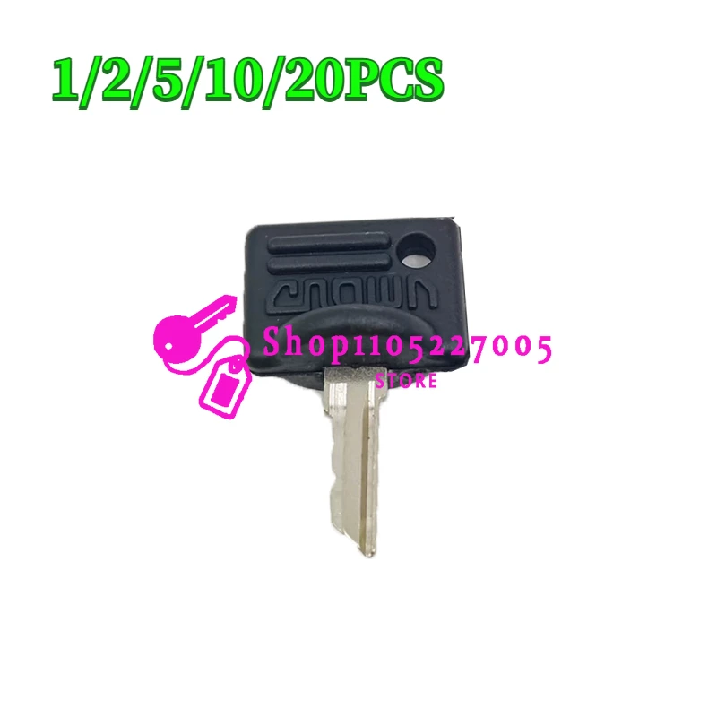 1/2/5/10/20PCS Ignition Keys Compatible with Forklift Walkie Talkie Models PE3000 PE4000 PE4500 WP3000 - 107151-001 089216-001