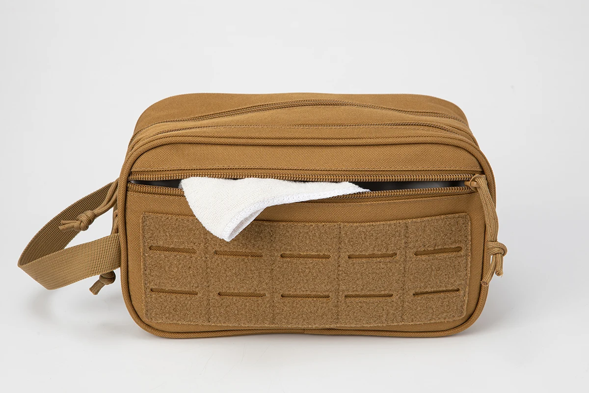 Taktische Kulturtasche für Herren/Damen, Hygienetasche, Molle-Taschen, kleine hängende Dopp-Tasche, Herren-Rasierset, Reise-Duschtasche – Detail 10