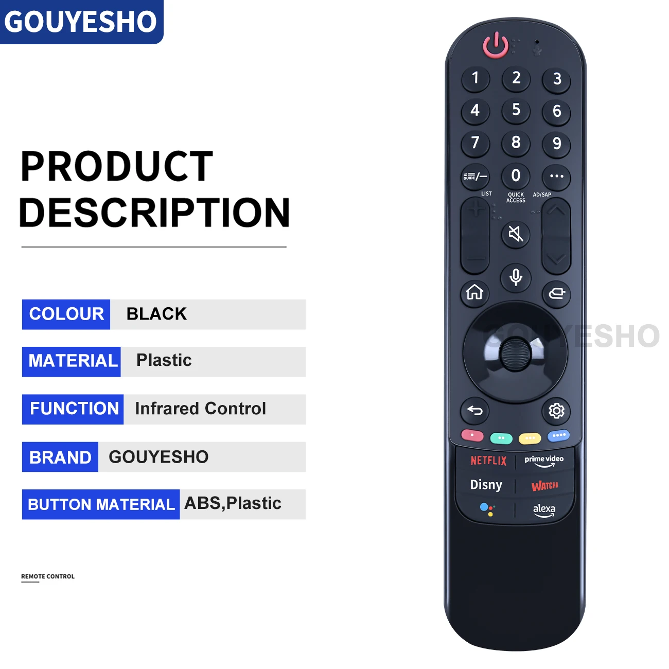 New Replacement IR Remote Control Use for MR22GA Series AKB76039907 TV Controller No Voice No Pointer Function