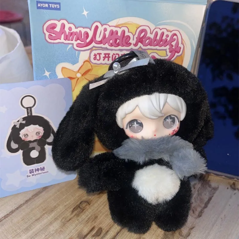 AYORTOYS ShyShy Shiny Little Rabbit Series Blind Box Vinyl Doll Mystery Pendant Keychain Anime Gift Shipment after September 15t