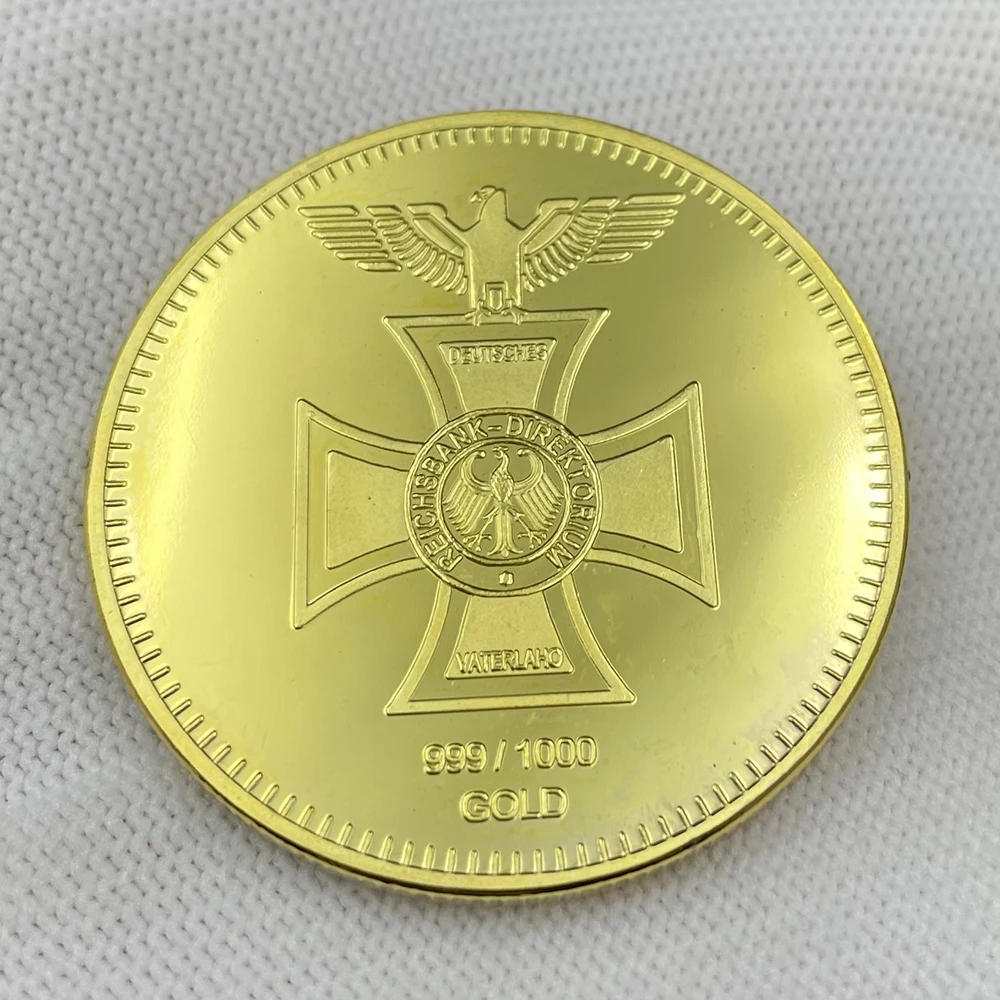 1872 เยอรมัน CROSS Eagle เหรียญทอง Reichsbank Token Direktorium ท้าทายเหรียญเหรียญที่ระลึกเหรียญตกแต่งบ้าน Replica