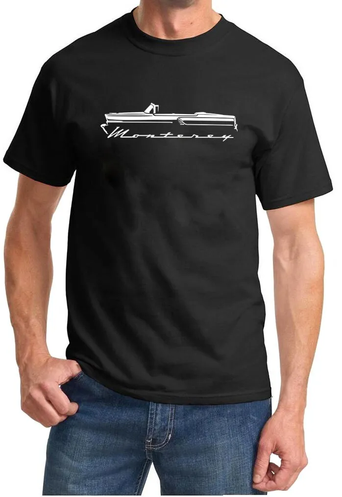 1955 1956 Mercury Monterey Convertible Classic Outline Design T Shirt