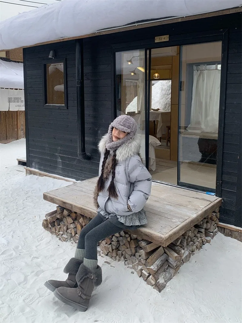 

Зимняя женская хлопковая куртка-жилет с капюшоном, съемным меховым воротником, утепленная, винтажная, на молнии