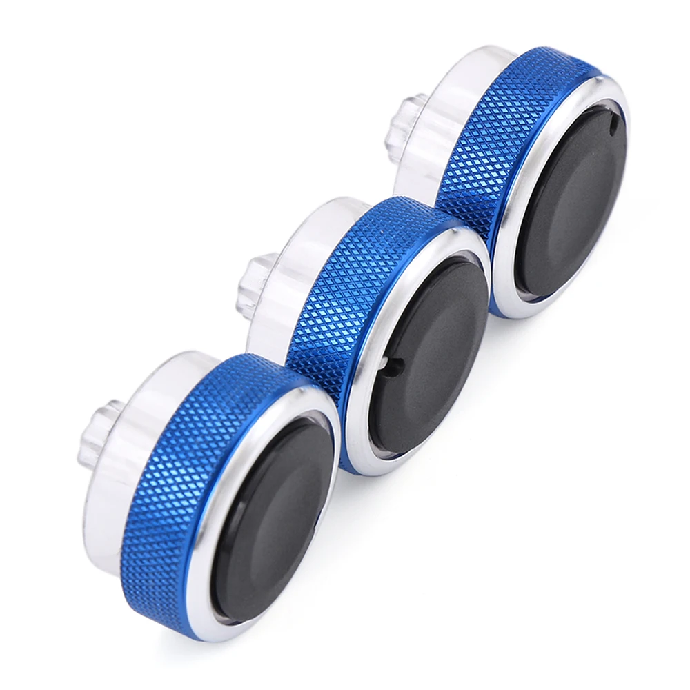 3 Pieces/Set Refit for Ford Focus 2 MK2 Focus 3 MK3 Mondeo AC Knob Car 3PCS Air Conditioning Heat Control Switch Knob for Focus
