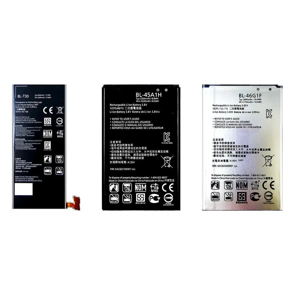 

Аккумулятор для мобильного телефона BL-46G1F BL-45A1H BL-T30 2300-4500 мАч для LG X 2 K10 F670k F670l F670s Power Lte Plus 2017 II