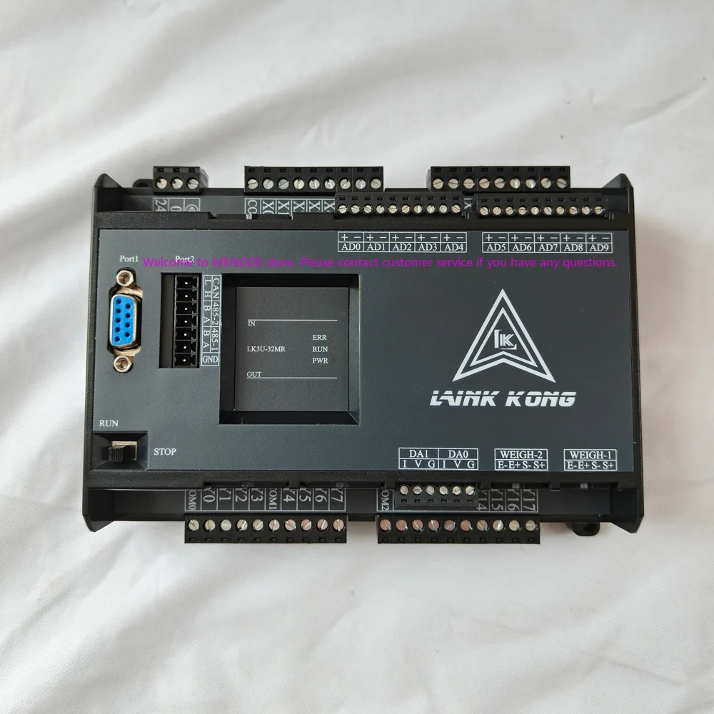 LK3U-48/64/80MR/MT/MRT Compatible with Mitsubishi FX3U PLC 10AD 2DA RS232 RS485 8-axis PLC Industrial Controller Board