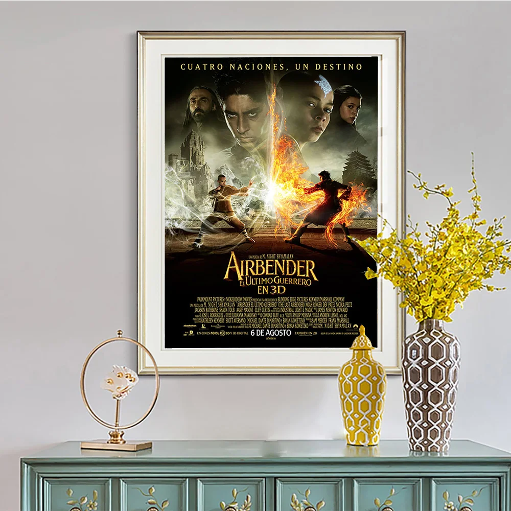 آخر Airbender الأمريكية الخيال مغامرة فيلم طباعة ملصق فني الفيلم الحديث قماش اللوحة غرفة الاطفال ديكور ملصقات جدار