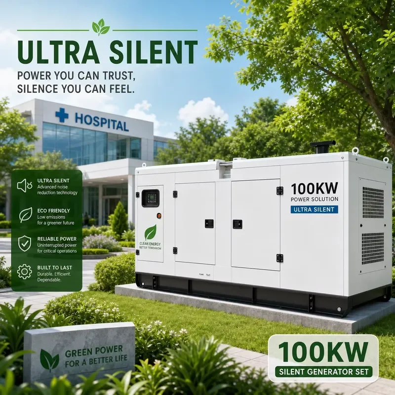 Power 50/60hz Silent Power Generator Set 100kw 125kw 150kw Industrial 120kw 180kw 200kw Heavy Generator Set