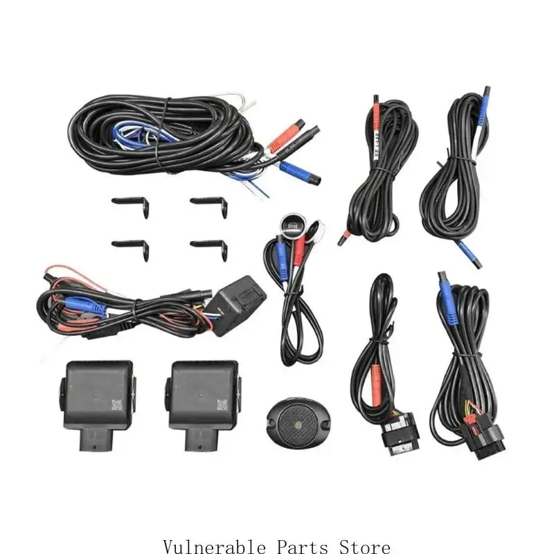 77Ghz Millimeter Waves Radars 12V Universal BSD Blind Spots Detection System Lane Change Assist Highlight Warning Light