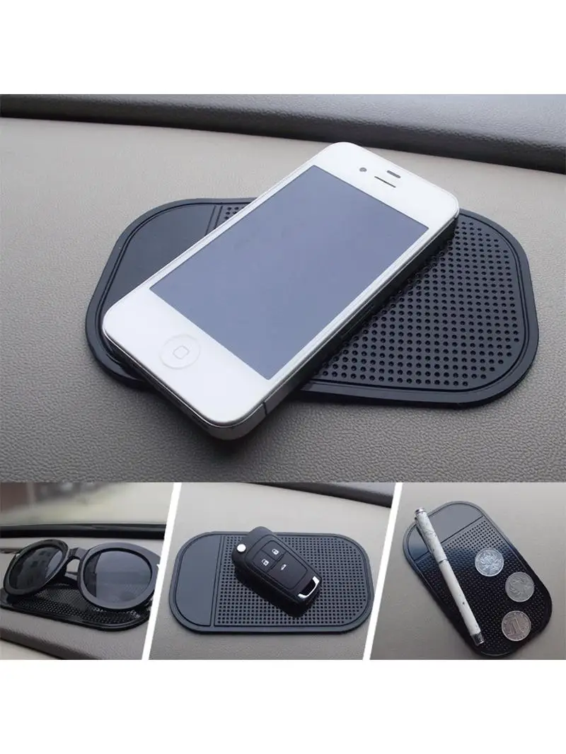 Polymères coordonnants universels pour tableau de bord de voiture Prada, accessoires de décoration de voiture, polymères intérieurs pour téléphone portable, GPS, régule 3, régule 4, 2 pièces