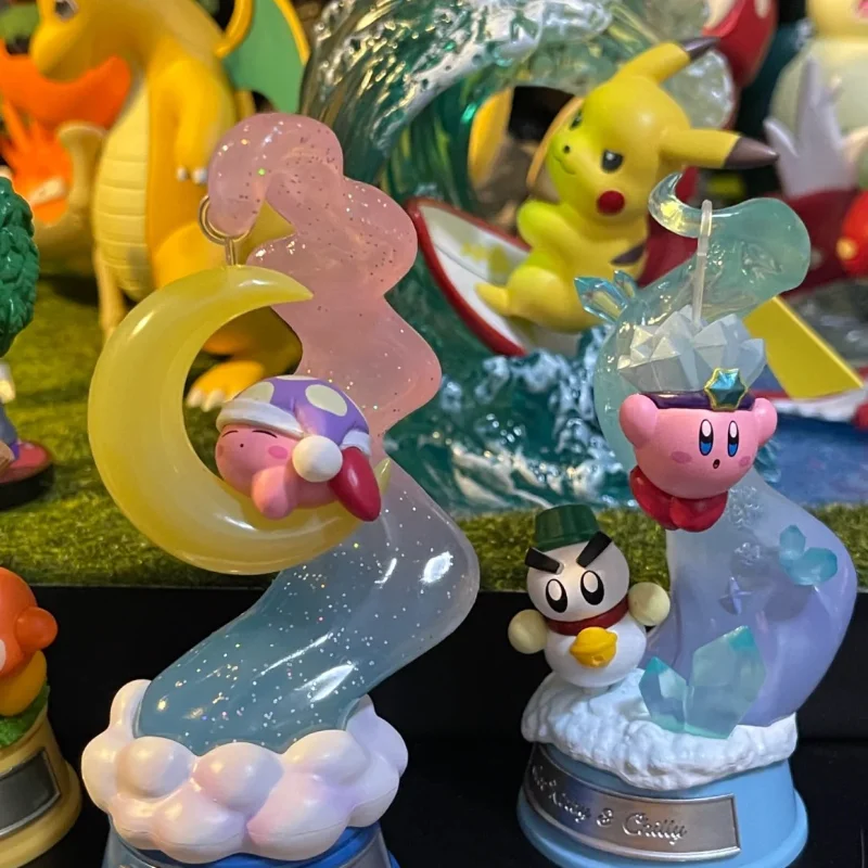 Genuine Re-Ment Kirby Dream Land Swing Series 2 Mini Diorama Blind Box Figure Cute Hanging Display Model Kawaii Floating Toy