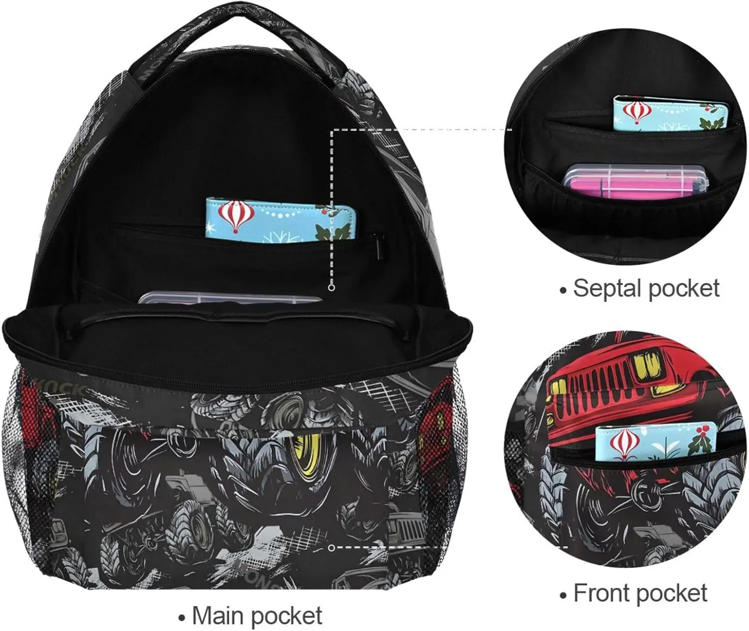 حقائب ظهر حمراء رائعة للبنين حقيبة مدرسية ابتدائية حقيبة كتب للأطفال حقيبة نهارية مخصصة للسفر 3rd 4th 5th الصف Ruck #3