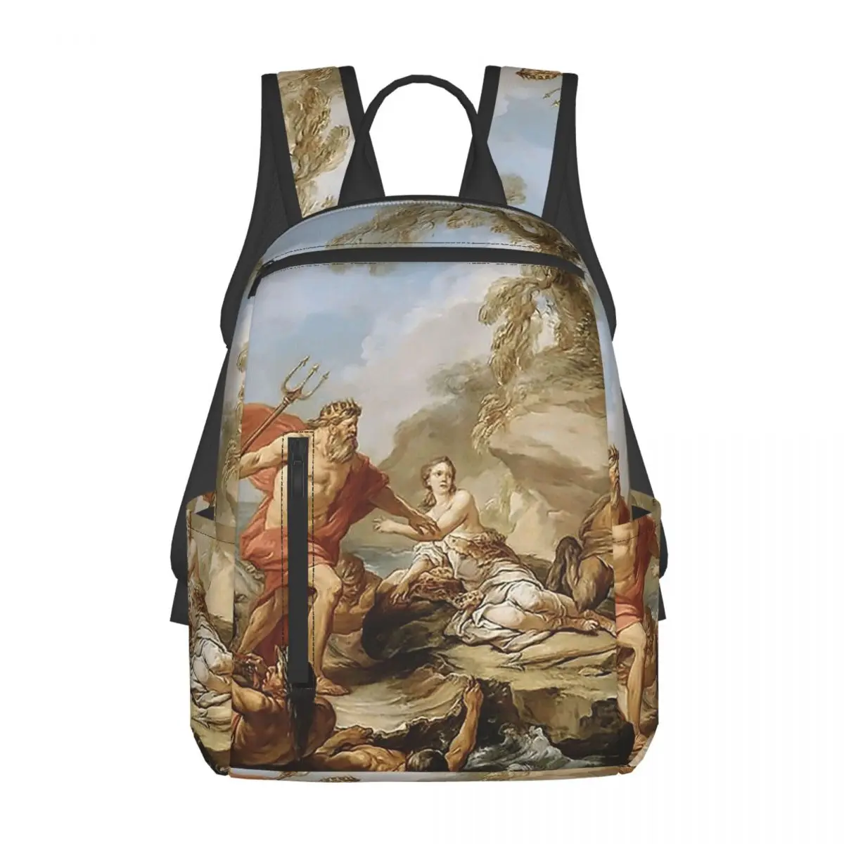 

Poseidon And Amymone Ancient Greek Mythology Backpack Daypack Large Capacity BookBag School Bag Shoulder Bags for Men Women