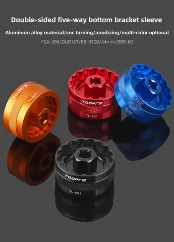 TOOPRE 5 in 1 Bottom Bracket Tool TL fc24 fc25 DUB BBR60 BB93 Mega EVO BB52 BSA30 BB386 Installation Tool Remover Repair key Cup