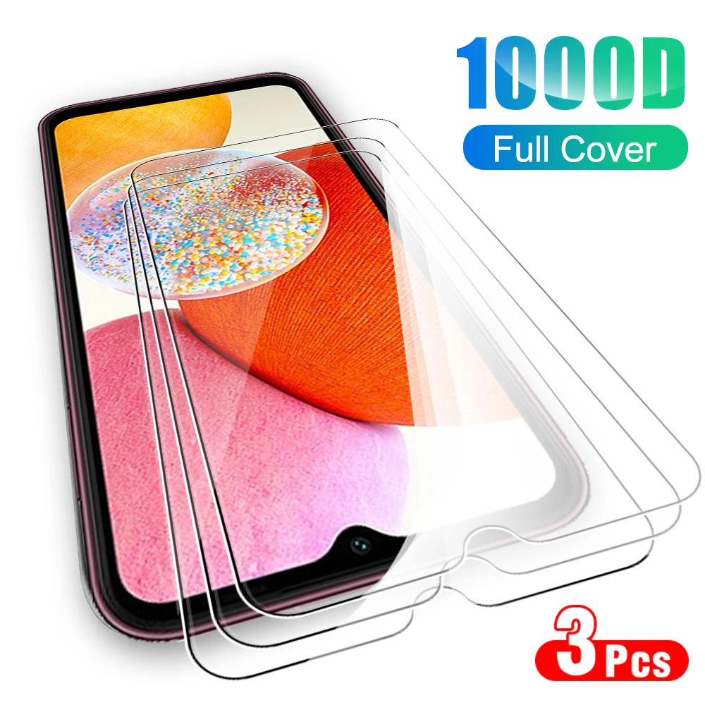 3PCS 10D Tempered Glass Case For Samsung galaxy A14 Protection Glass For Samsung A54 A34 A24 SamsungA24 A14 4G 5G Screen HD Film