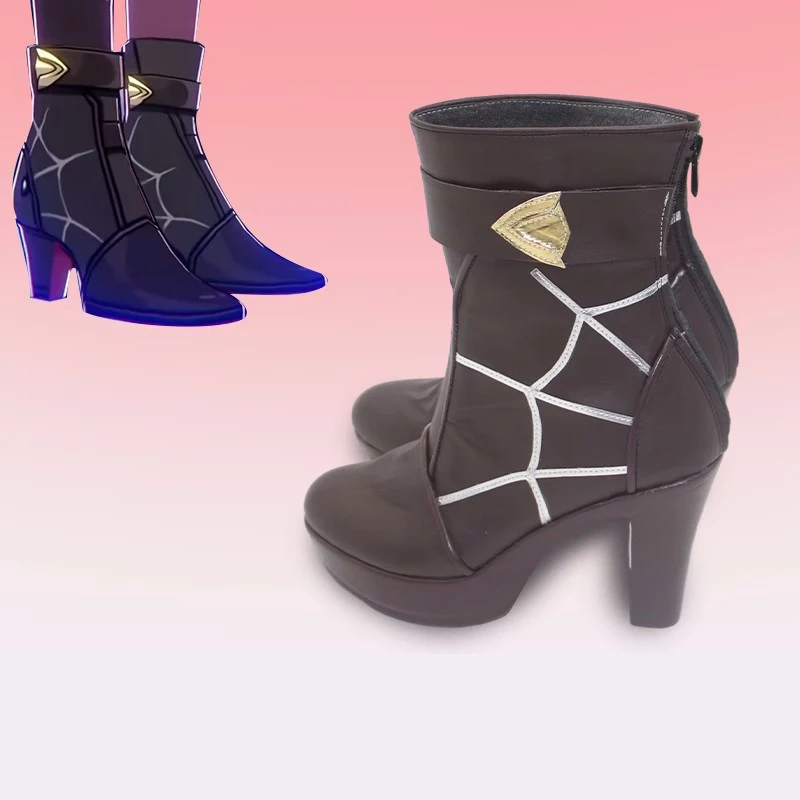 Game Honkai: Star Rail Kafka Cosplay Shoes Boot Women Girl Halloween Kafka Anime Carnival Customized Role Play Prop Boots