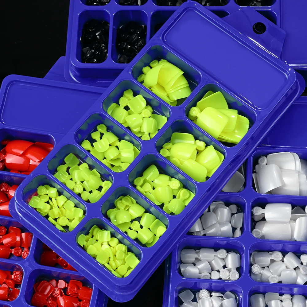 120Pcs Glänzend Schwarz Drücken Auf Zehennägel Kurze Quadratische Volle Abdeckung Gefälschte Zehennagel Tipps für Sommer Frauen Falsche Fuß Nagel spitze Verlängerung & – Detail 14