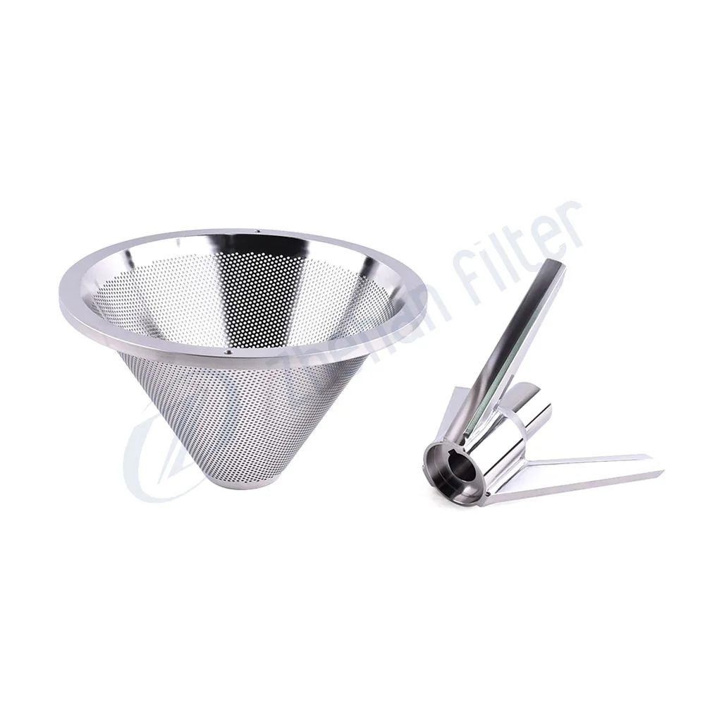 

Aseptic Factory Customized Stainless Steel 304 316 316L Rotary Sifter Conical Sieve Mesh Filter For Granulator