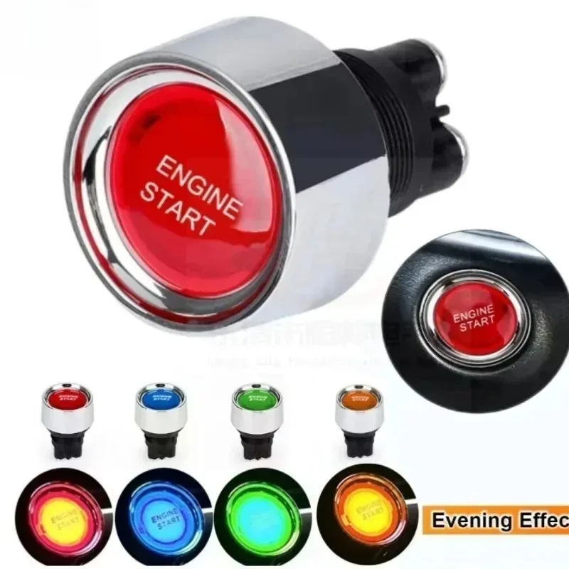 للمصباح الأمامي القرن متعدد الألوان المقود قابل للتعديل جبل دفع 3 أزرار ON-OFF LED دراجة نارية جديد لزر مفاتيح مقاوم للماء #6