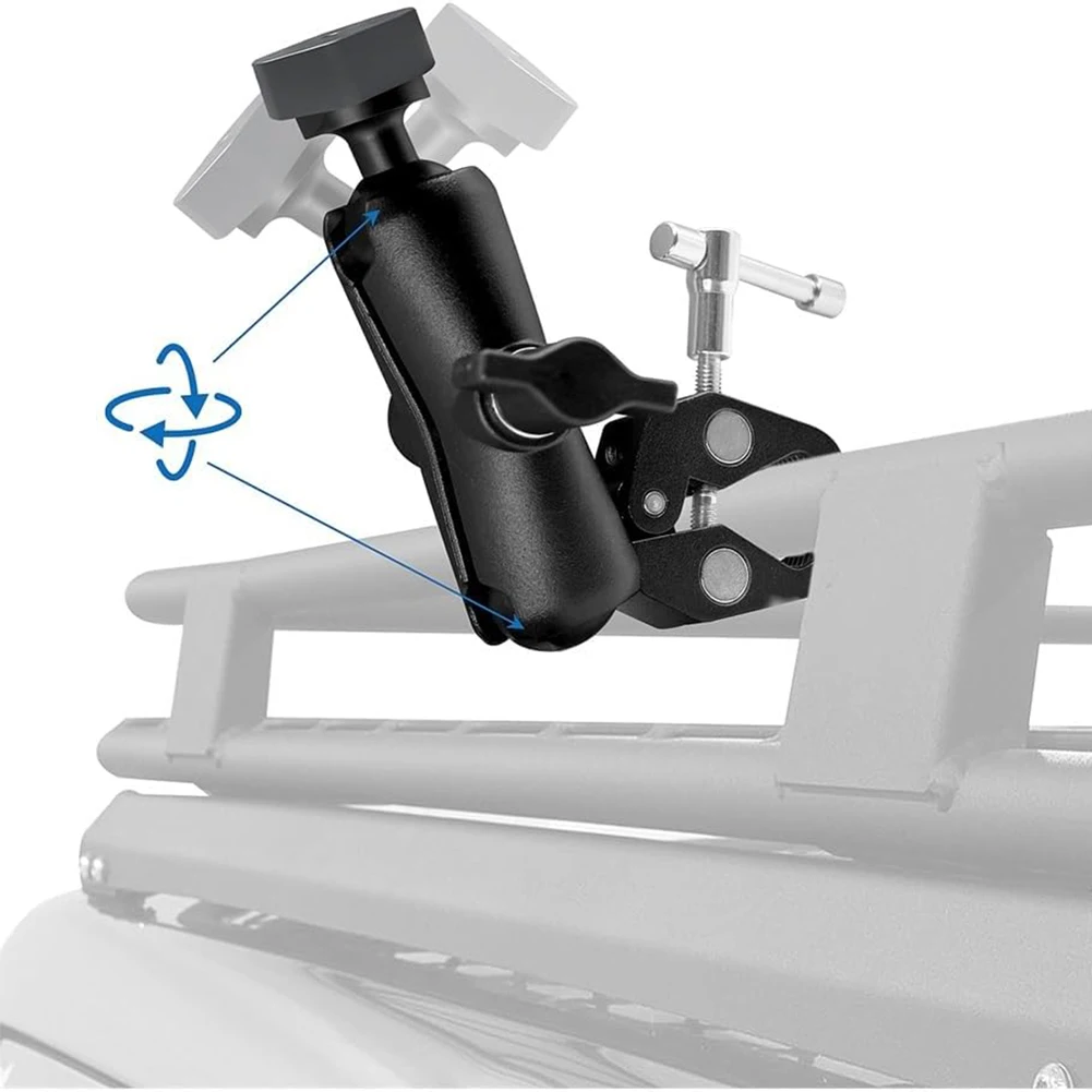 ชุดตัวยึดแบบปรับได้สำหรับ Starlink Mini Mount สำหรับติดตั้งบนเสา รถบ้าน บันได แร็คหลังคา ระเบียง