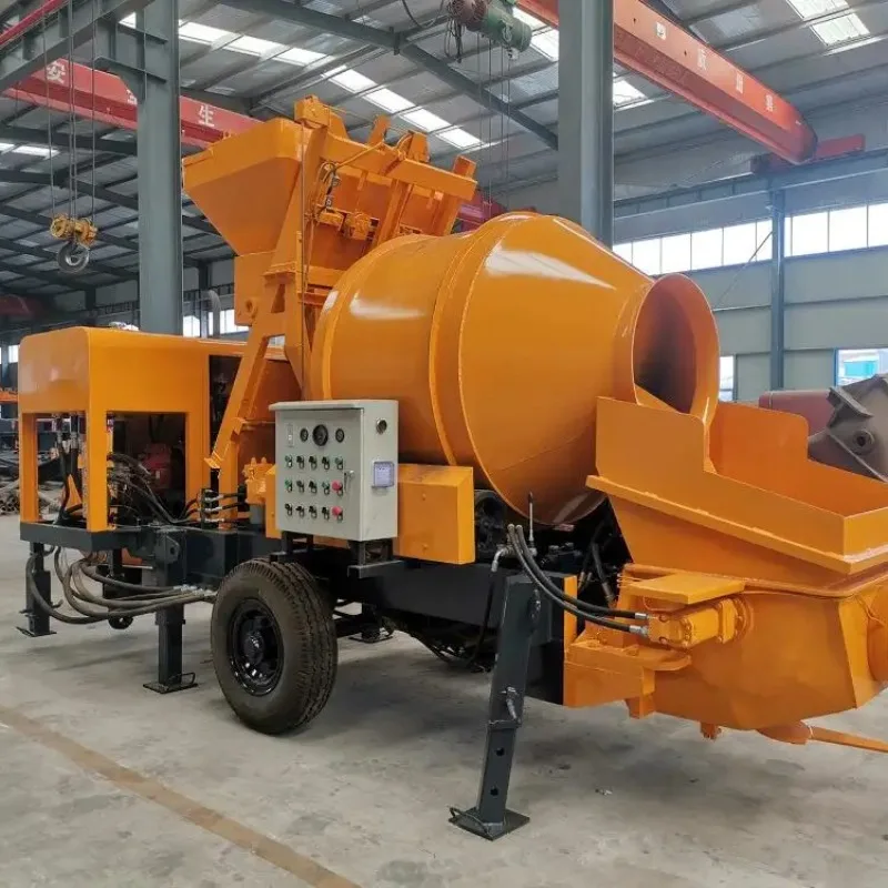 High Efficiency Electric Concrete Mixer Pump for Building with 40m3 50m Meter3 Concrete Output Mixing Pump