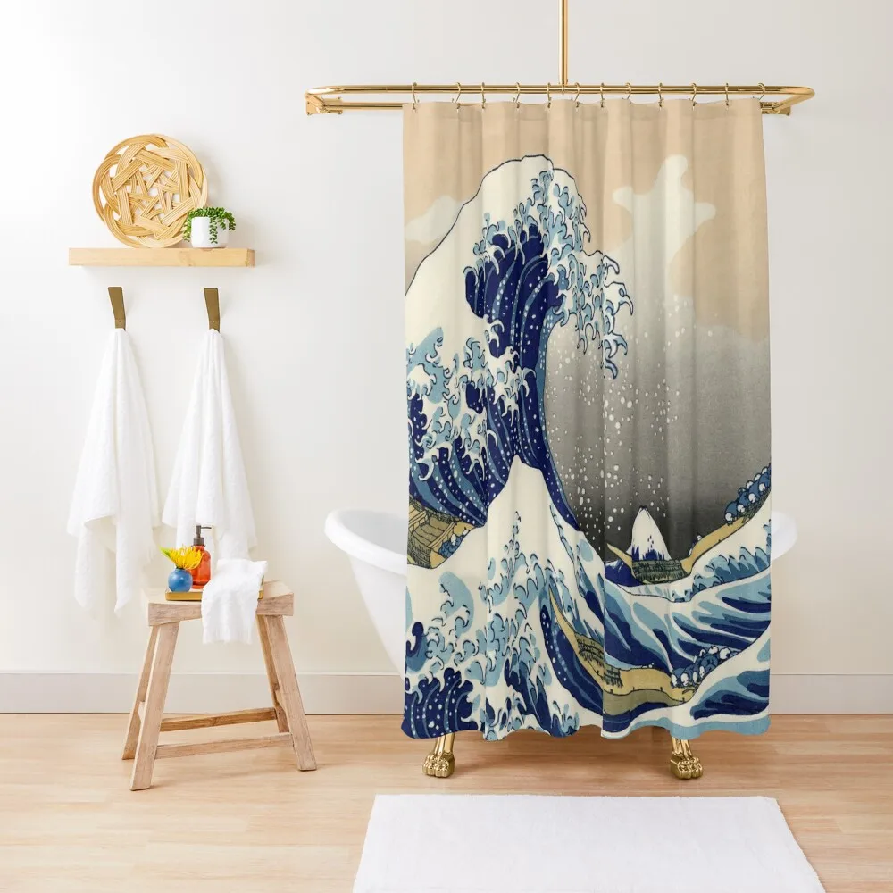 

Great Wave Shower Curtain Curtains For Bathroom Shower Bathroom And Shower Products Bathroom Curtain Box