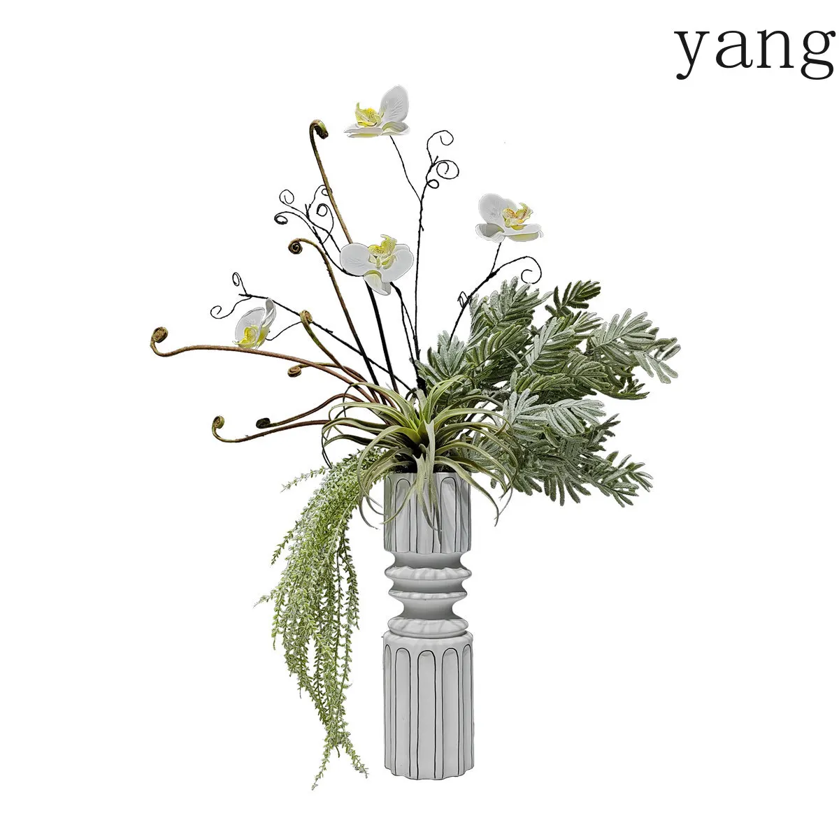CX simple geometric resin flower arrangement floral combination B & B flower arrangement