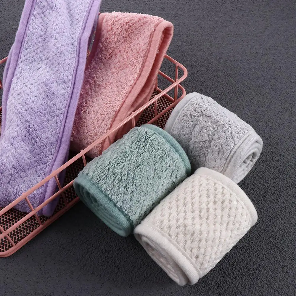 Hair accessories Yoga Cosmetic Adjustable Makeup Facial Coral Fleece Headband Wrap Tiara Face Wash Hairband Turban