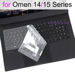 Keyboard Cover for HP Omen 14 Slim 14-fb Transcend 15 15t 15z 15-ek 15-en 15-dc 15-ax Gaming Protector Skin Case Silicone