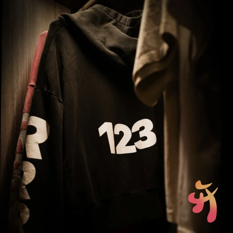 ملابس الشارع الأمريكية المطرزة بأحرف RRR123 هوديس المتضخم 123 جرافيتي طباعة هودي غسلها بلوزات سوداء الرجال النساء #1