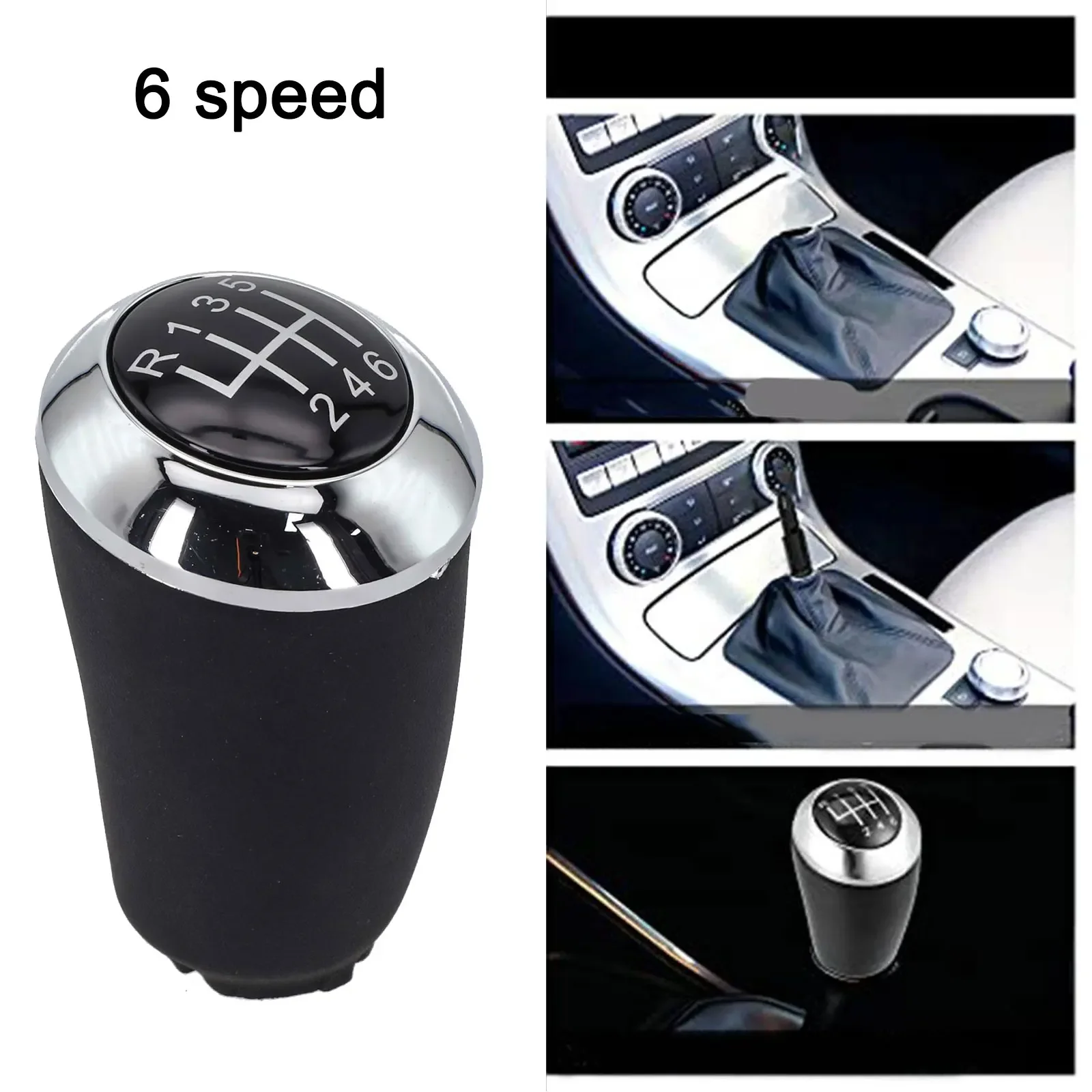 Comfortable Gear Shift Knob For MAZDA Models PU Leather & ABS Perfect Compatibility For 3 BL 5 For CR CW 6 II For GH
