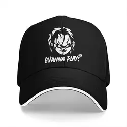 WANNA PLAY Baseball Caps Peaked Cap Child's Play Chucky Horror Film Sun Shade Hats for Men Women