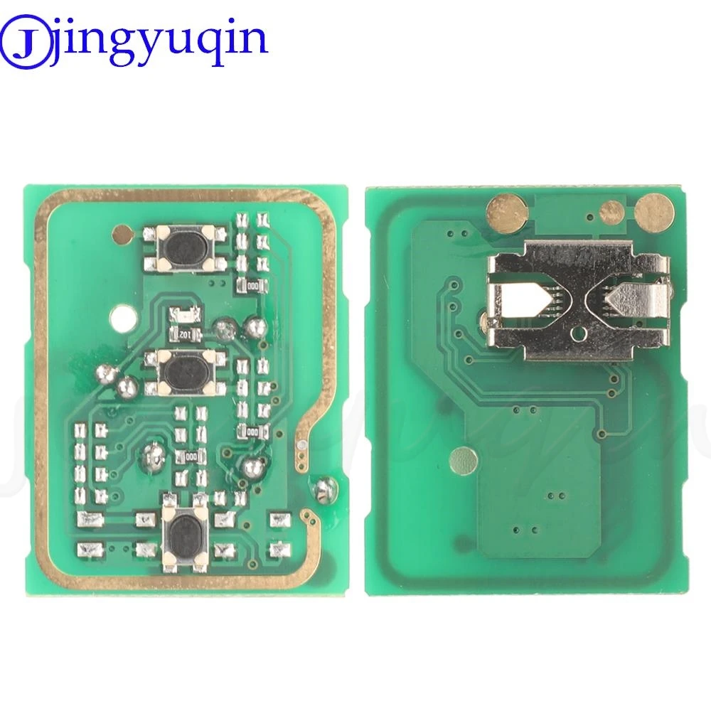 Jingyuqin pliant clé à distance démarreur de voiture 3 bouton 433MHz 4D63 puce pour Mazda 2 / 3 / 5 / 6 / MX5 / CX7 (SKE126-01)