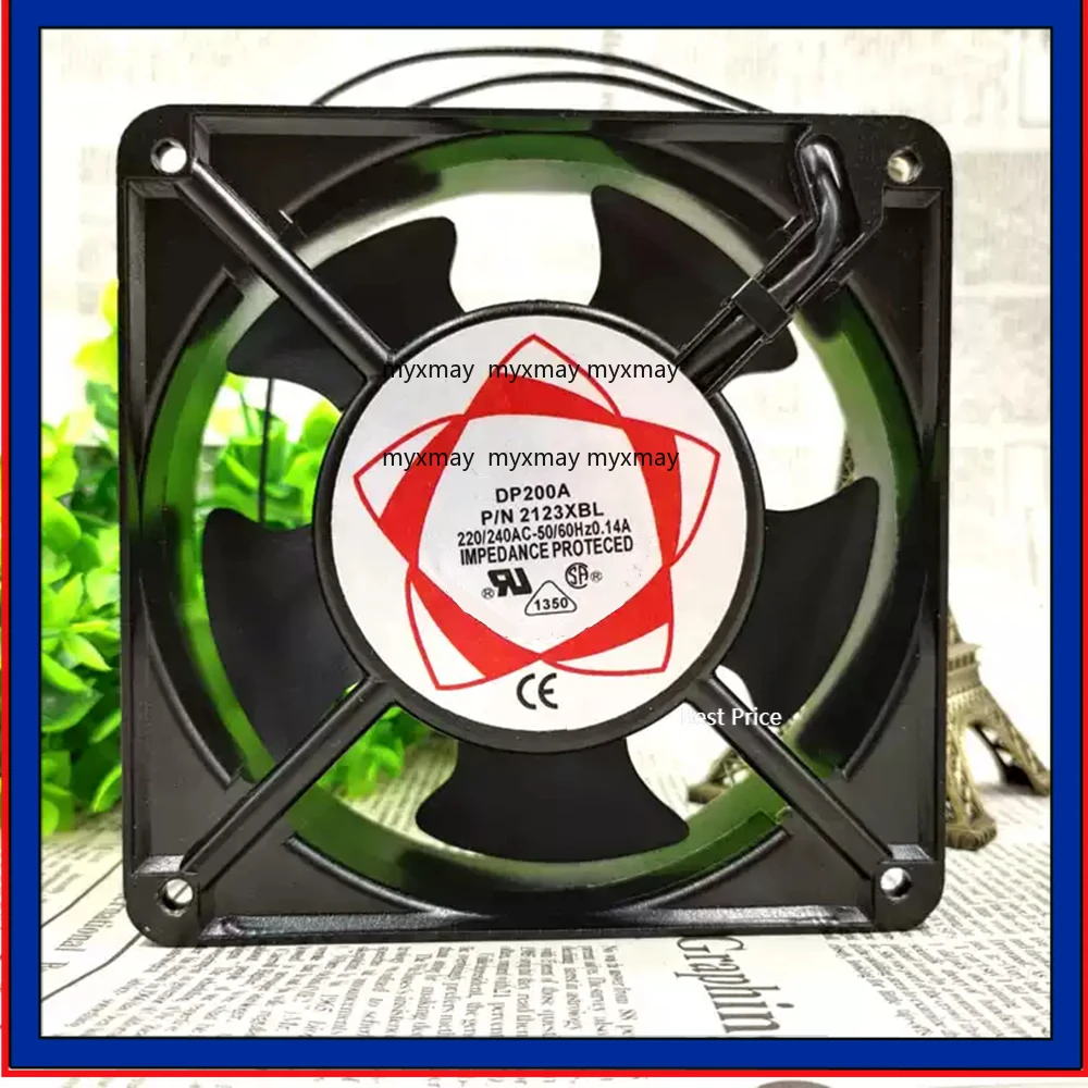 

DP200A P/N 2123XBL 220/240V 0.14A 50/60Hz 12038 120x120x38mm 12cm Ball Cooling Fan